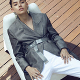 Janset Linen Blazer