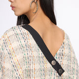 Front Back Tweed Top