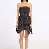 Strapless Tweed Dress
