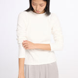 Open Back Cable Knit Top