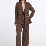 Loose Brown Maxi Pants
