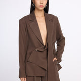 Multi Connect Brown Blazer