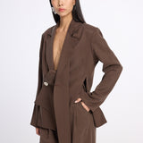 Multi Connect Brown Blazer