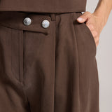 Loose Brown Maxi Pants