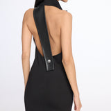 Open Back Midi Dress