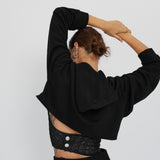 Corset Black Hoodie
