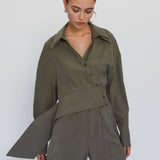 Flow Khaki Cupro Shirt