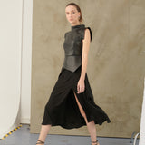 Concrete Black Midi Dress