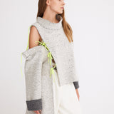 Cozy Neon Knit Top