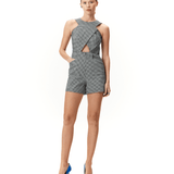 Aura Checked Playsuit