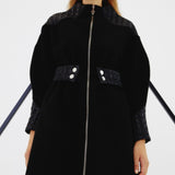 Angle Puff Wool Coat