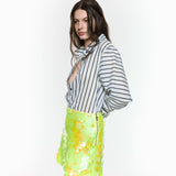 Mermaid Lime Mini Skirt