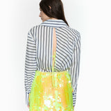 Mermaid Lime Mini Skirt