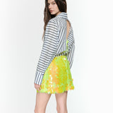 Mermaid Lime Mini Skirt
