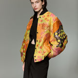 Statement Jacquard Bomber