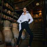 Corset Stretch-Jersey Leggings