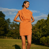 Cupro Mini Dress Oranj