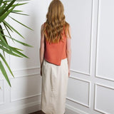 Wrap Midi Skirt