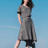 Balance Midi Dress Striped