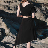 Balance Midi Dress Black