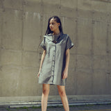 Island Linen Shirt Dress