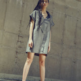 Island Linen Shirt Dress