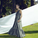 Janset Linen Maxi Dress