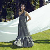 Janset Linen Maxi Dress
