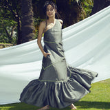 Janset Linen Maxi Dress
