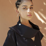 Island Black Shirt Dress