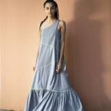 Janset Striped Maxi Dress