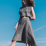 Balance Midi Dress Striped