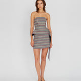Checked Wool Mini Skirt