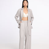 Loose Silver Maxi Pants