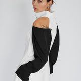 Arya White Midi Dress (Sleeves OFF)
