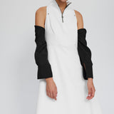 Arya White Midi Dress (Sleeves OFF)