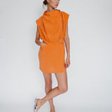 Cupro Mini Dress Oranj