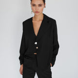Arya Blazer Jacket Black