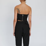Flow Black Bustier