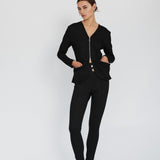 Corset Stretch-Jersey Leggings