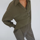 Flow Khaki Cupro Shirt