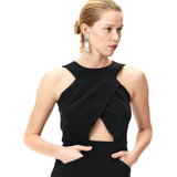 Aura Black Mini Dress