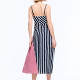 Elia Striped Slip Dress