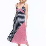 Elia Striped Slip Dress