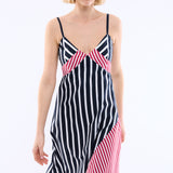 Elia Striped Slip Dress