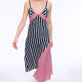 Elia Striped Slip Dress