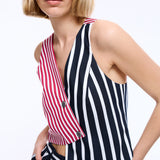 Elia Striped Mania Vest