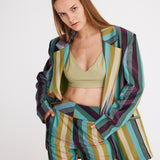 Gaia Striped Oversize Jacket