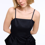 Jenga Black Midi Dress