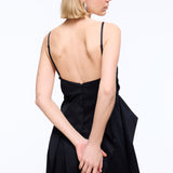 Jenga Black Midi Dress